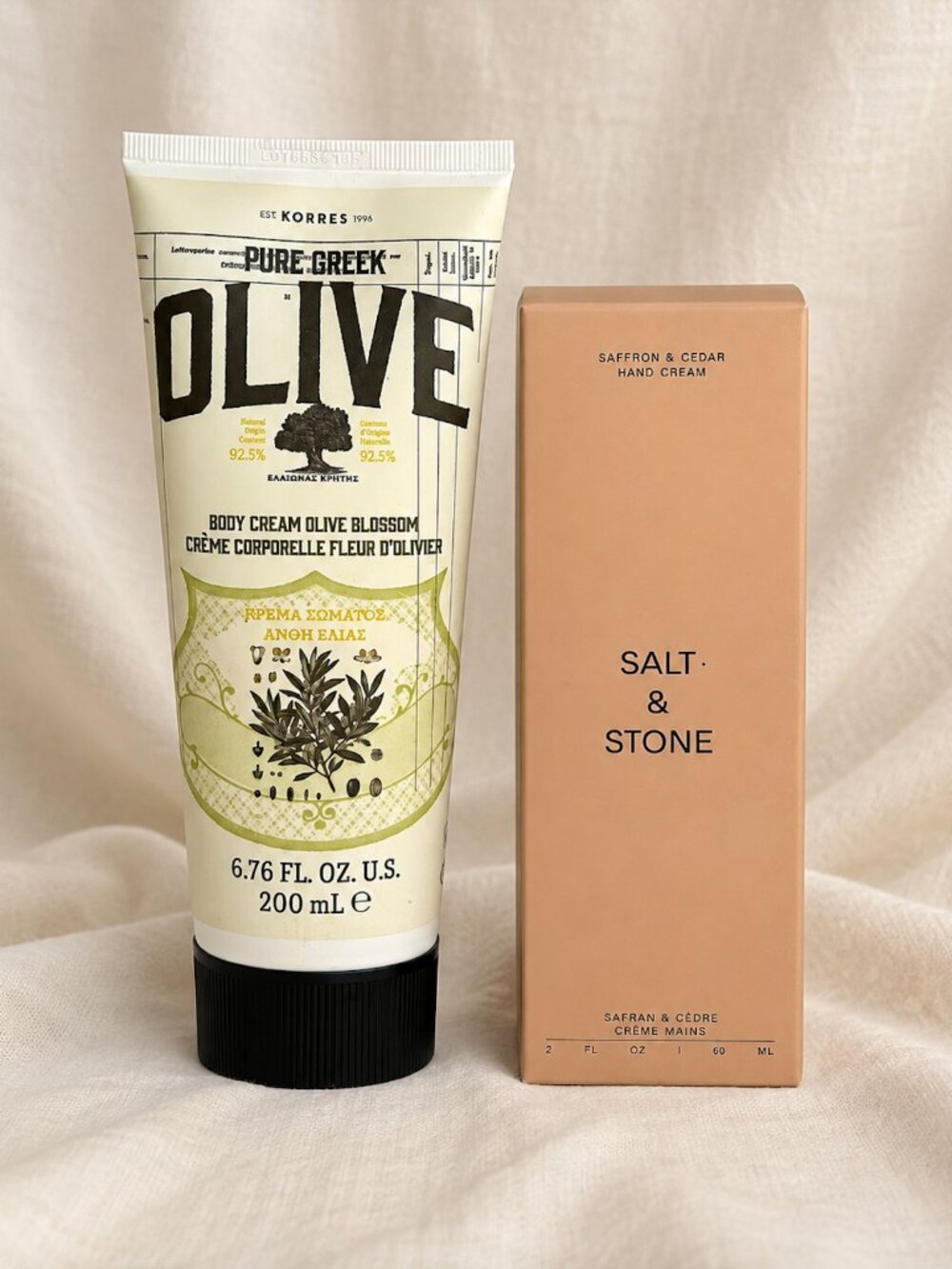 KORRES + Salt & Stone Luxury Body & Hand Cream Duo | BNIB | $52 Value